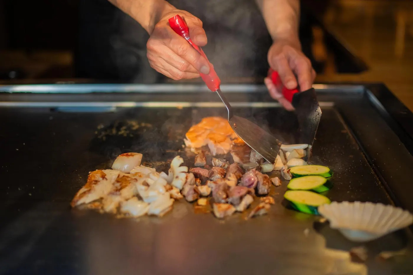 Hibachi steak and vegetables Hibachi steak and vegetables – hibachi at home party photo